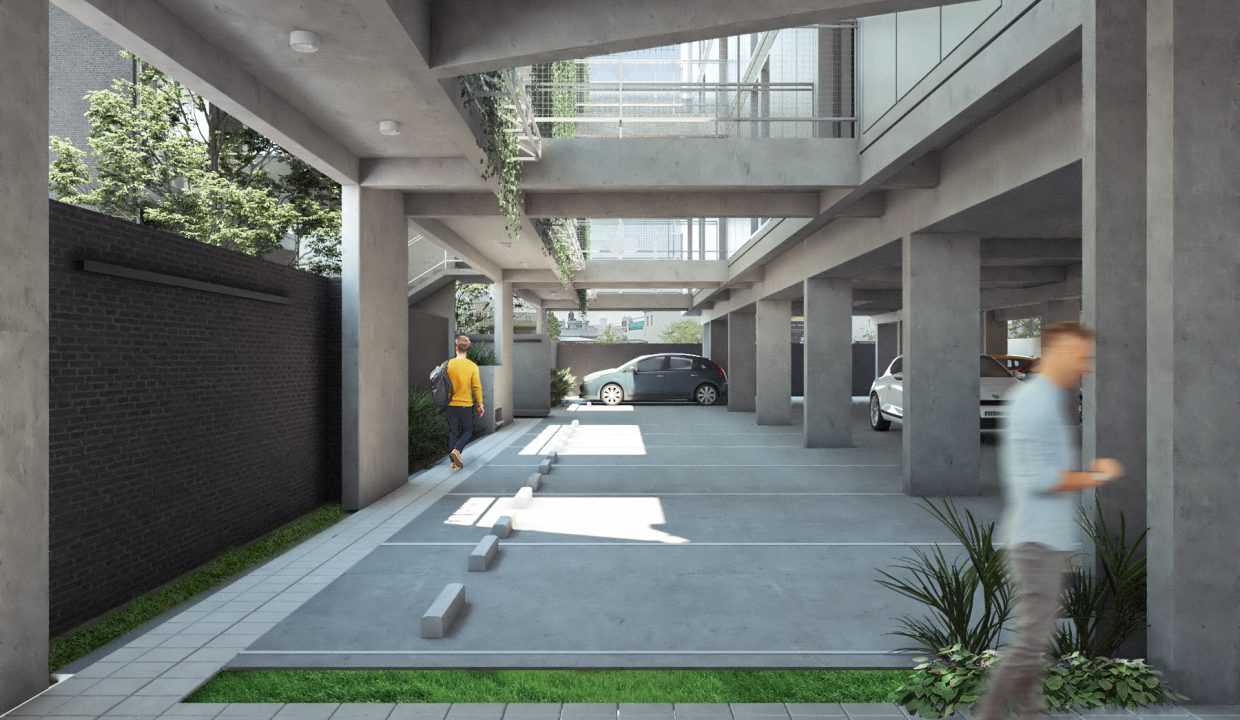 Cocheras PB desde ingreso España